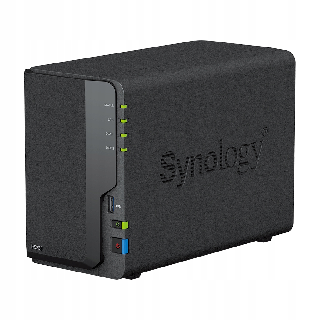Synology DS223 2GB súborový server 2x HDD 4x1,7 GHz